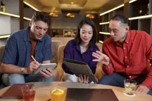 Diverse Team Discussing Marketing Research